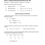 Unit 7 Chapter 7 Polynomials P Inside Unit 2 Worksheet 8 Factoring Polynomials Answer Key