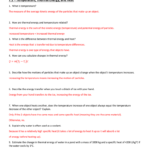 Unit 7 Study Guide Answer Key Or Heat Transfer Worksheet Answer Key