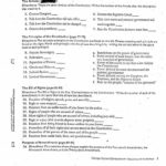 United States Constitution Worksheet Answers  Briefencounters For Anatomy Of The Constitution Worksheet