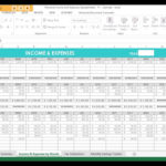 Using Excel Spreadsheets To Track Income, Expenses, Tax Deductions And  Savings Together With Payroll Accrual Spreadsheet