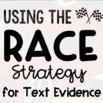 Using The Race Strategy For Text Evidence Pertaining To Race Writing Strategy Worksheet