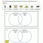Venn Diagram Worksheets 3Rd Grade Intended For Venn Diagrams Worksheets With Answers