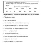 Verbs Worksheets  Helping Verbs Worksheets Along With 7Th Grade Verb Worksheets