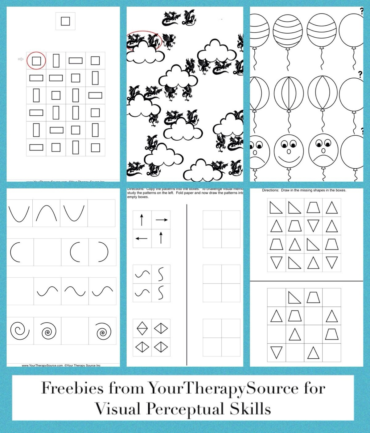 Visual Closure Archives  Your Therapy Source Inside Visual Closure Worksheets