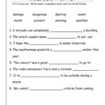 Vocab Words For 2Nd Grade Math Second Grade Wonders Unit Three Week Also Common Core Vocabulary Worksheets
