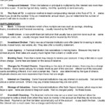 Vocabulary Financial Institutions Student Worksheet  Pdf Intended For Banking Basics Vocabulary Worksheet