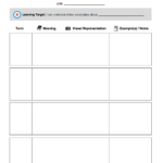 Vocabulary Journal  Udl Strategies  Goalbook Toolkit And Banking Basics Vocabulary Worksheet