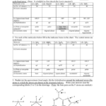 Vsepr Wkst 1 Answers With Regard To Lewis Structure And Molecular Geometry Worksheet