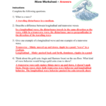 Wave Worksheet Answers Inside Section 3 The Behavior Of Waves Worksheet Answers