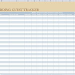 Wedding Guest List Template | Wedding Guest List Pertaining To Oil Change Excel Spreadsheet