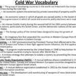 Week 31 Unit Iii Ends Unit Iv Begins  Ppt Download In Cold War Vocabulary Worksheet Answers