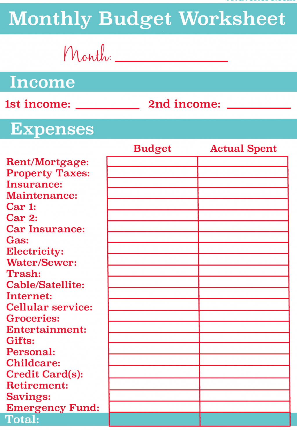 Weekly Budget Spreadsheet Bi Worksheet Pdf Free Download Blank Excel With Regard To Weekly Budget Worksheet Pdf