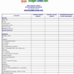 Weekly Income And Expense Worksheet Archives   Mavensocial.co New ... Or Daycare Expense Spreadsheet