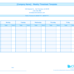 Weekly Timesheet Template For Multiple Employees | Clicktime And Spreadsheet To Track Hours Worked