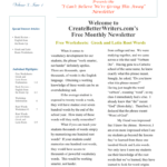 Welcome To Createbetterwriters's Free Monthly Newsletter With Greek And Latin Roots 4Th Grade Worksheets