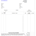 Welding / Fabrication Tax Invoice Also Billing Invoice Sample