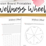 Wellness Wheel Goal Setting Printables Personal  Etsy Regarding Wellness Wheel Worksheet