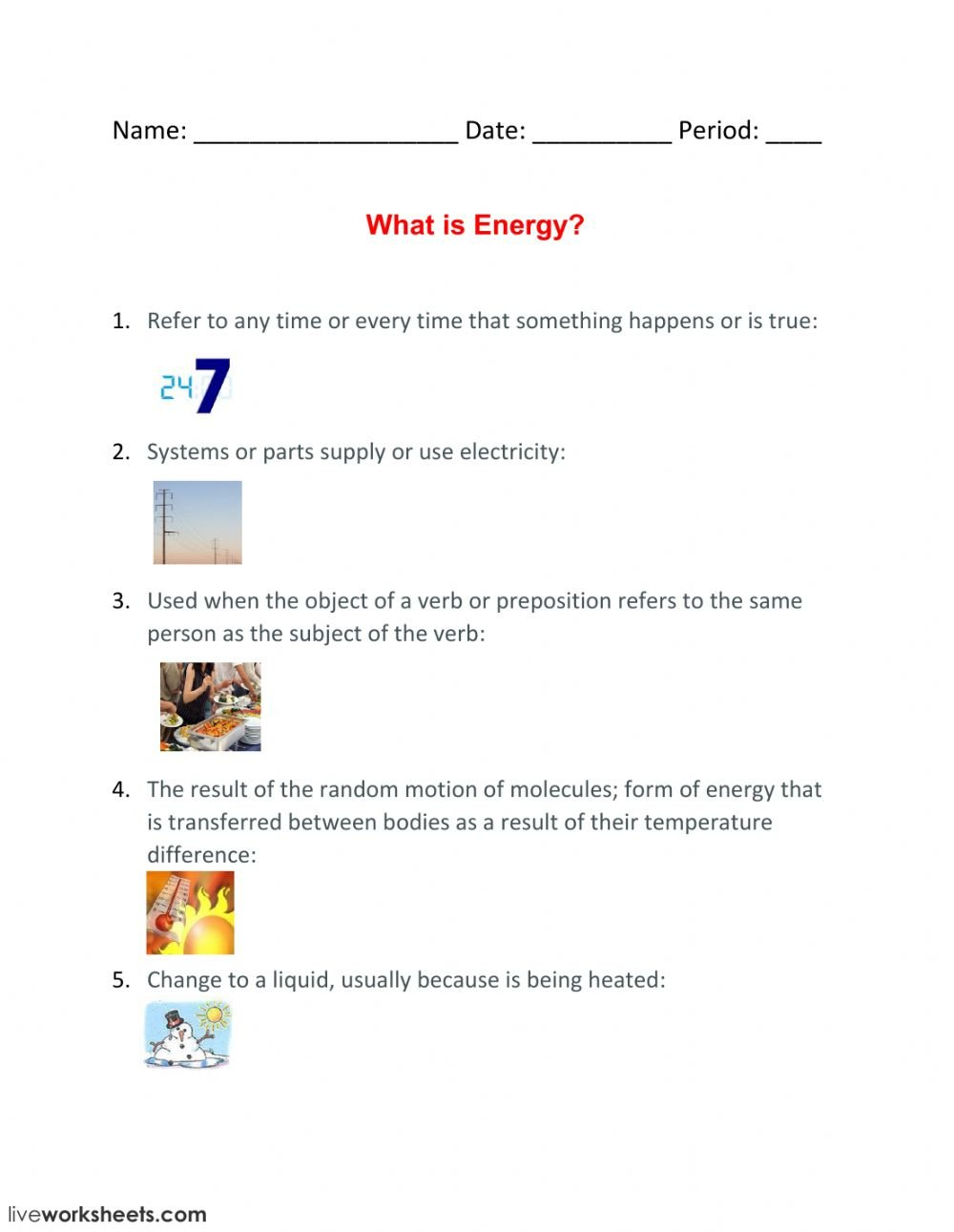 What Is Energy Vocabulary Worksheet Along With Energy Vocabulary Worksheet