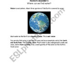 Where Can You Find Water  Esl Worksheetarnartur With Regard To Freshwater And Saltwater Worksheets For 2Nd Grade
