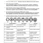 Whmis And Safety Worksheet  Answer Key Or Poison Safety Worksheets