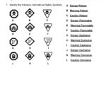 Whmis And Safety Worksheet  Answer Key  Worksafebc Pages 1  3 Pertaining To Safety Symbols Worksheet