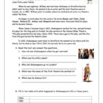 William Shakespeare Worksheet  Free Esl Printable Worksheets Made Inside Introduction To William Shakespeare Worksheet