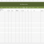 Wine Cellar Inventory | Excel Templates For Every Purpose With Regard To Stocktake Excel Spreadsheet