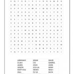 Wonderful Free Printable Biblical Word Search Puzzles Bible For Bible Worksheets For Middle School
