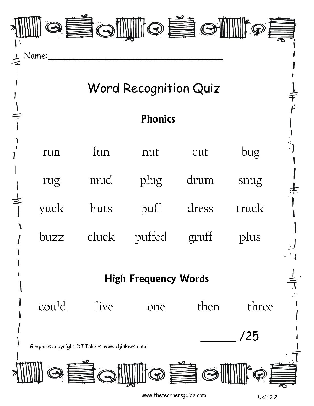 Wonders First Grade Unit Two Week Two Printouts Also Free Phonics Worksheets First Grade