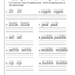 Wonders Second Grade Unit Six Week Three Printouts Inside Daily Spelling Practice Worksheets