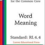 Word Meaning Ccss Ri44  Word Meaning Ccss Ri44  Ccp Throughout Ri 4 4 Worksheets