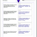 Word Problems Also Dividing Whole Numbers By Fractions Word Problems Worksheets