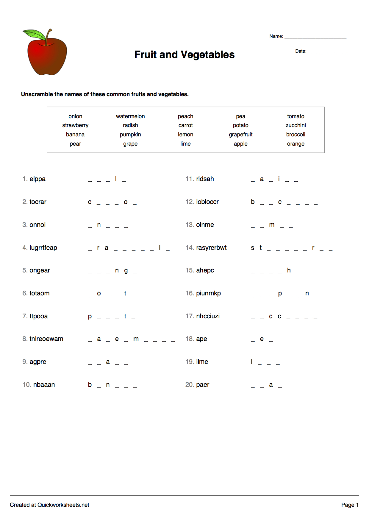 Word Scramble Wordsearch Crossword Matching Pairs And Other Within Vocabulary Worksheet Generator
