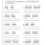 Worksheet 1St Grade Spelling Worksheets First Grade Spelling Words Also Spelling Worksheets Grade 1