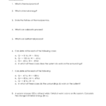 Worksheet  1St Law Of Thermodynamics Key2 Together With Section 16 2 Heat And Thermodynamics Worksheet Answer Key