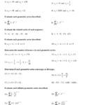 Worksheet 51  Geometric Seriesksia2 Pertaining To Geometric Sequences And Series Worksheet Answers