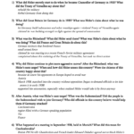 Worksheet Answers Or The Treaty Of Versailles Worksheet Answer Key