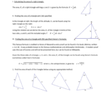 Worksheet  Area Of A Triangle Intended For Area Of A Triangle Worksheet