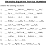 Worksheet Balancing Equations Practice Worksheet Balancing Or Balancing Equations Practice Worksheet
