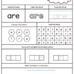 Worksheet Color Word Worksheets High Frequency Word Are Printable Pertaining To First Grade Worksheets Pdf