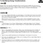 Worksheet Energy Transformation Worksheet Energy Transformation Also 7 2 Identifying Energy Transformations Worksheet Answers