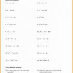 Worksheet Factoring Perfect Sq Factoring Perfect Square Trinomials And Factoring Trinomials Worksheet Algebra 2