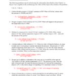 Worksheet – Gas Laws Iii Along With Combined Gas Law Problems Worksheet