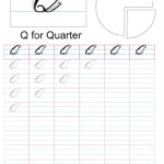 Worksheet Letter Q Worksheets Cursive Captial Letter Q Worksheet Pertaining To Pre K Worksheets Pdf
