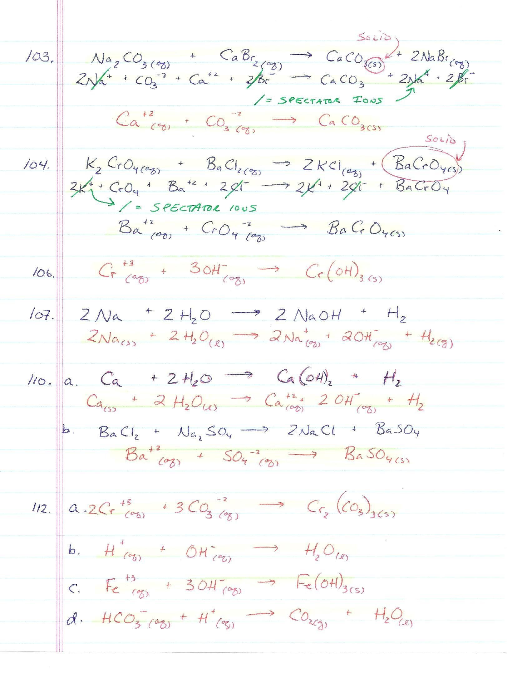 Worksheet Net Ionic Equation Worksheet Answers Worksheet  Home Design And Net Ionic Equations Advanced Chem Worksheet 10 4 Answers