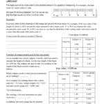 Worksheet No2July 2011 Part A Accuracy And Precision Least Count Also Accuracy And Precision Worksheet