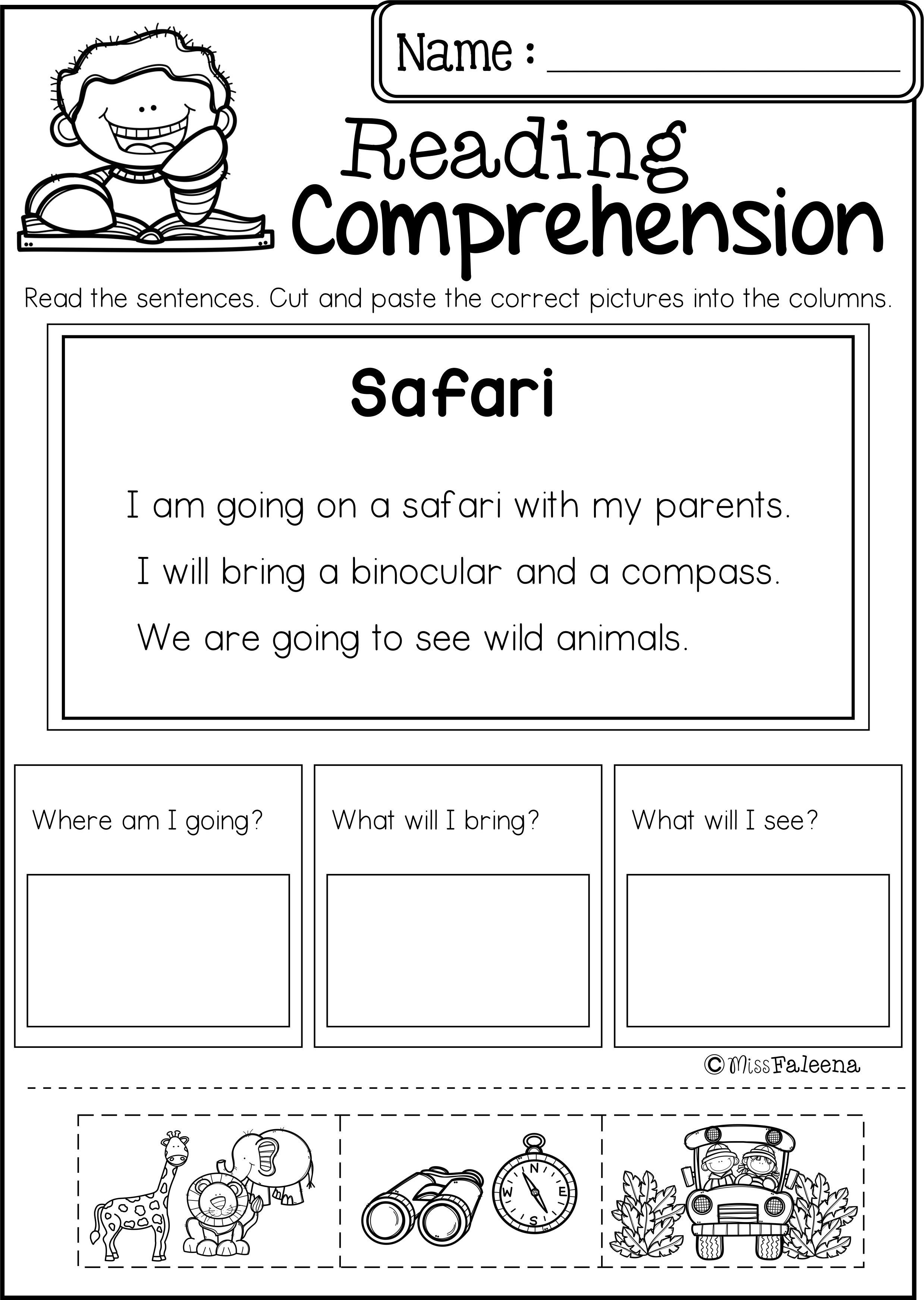 Worksheet Preposition Practice 1St Grade Reading Comprehension And Kindergarten Reading Comprehension Worksheets