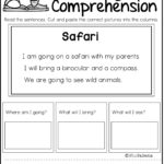 Worksheet Preposition Practice 1St Grade Reading Comprehension Together With Kindergarten Comprehension Worksheets