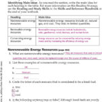 Worksheet Renewable And Nonrenewable Resources Worksheet Renewable As Well As Energy Resources Worksheet