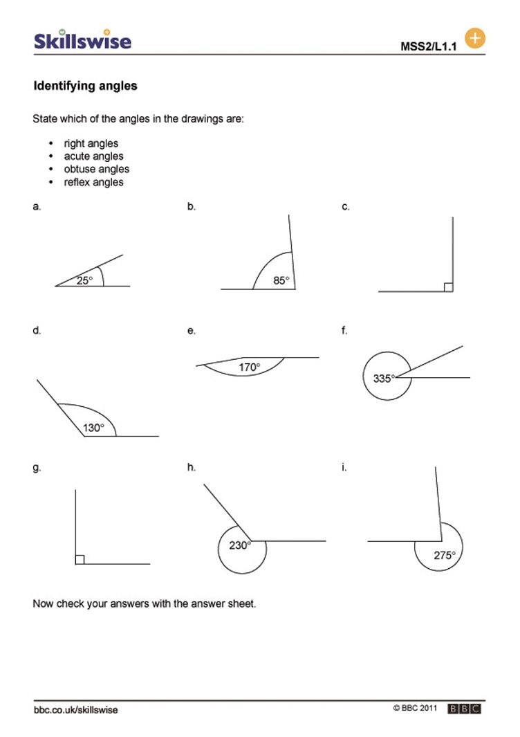 Worksheet Types Of Angles Worksheet Cl Ifying Trianglesangle Inside Naming Angles Worksheet Answers
